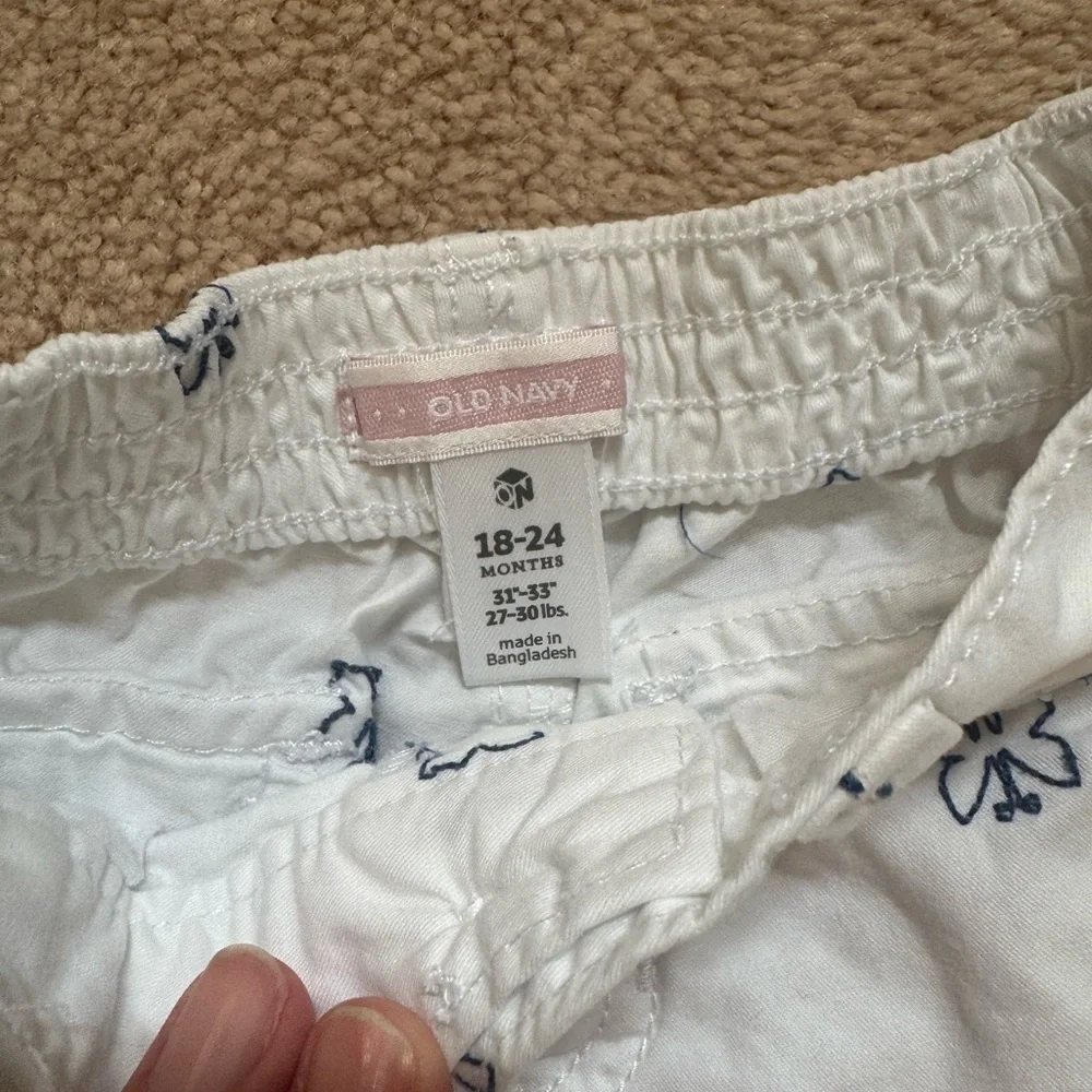 Gymboree/Old Navy Blue and White Kids Matching Set